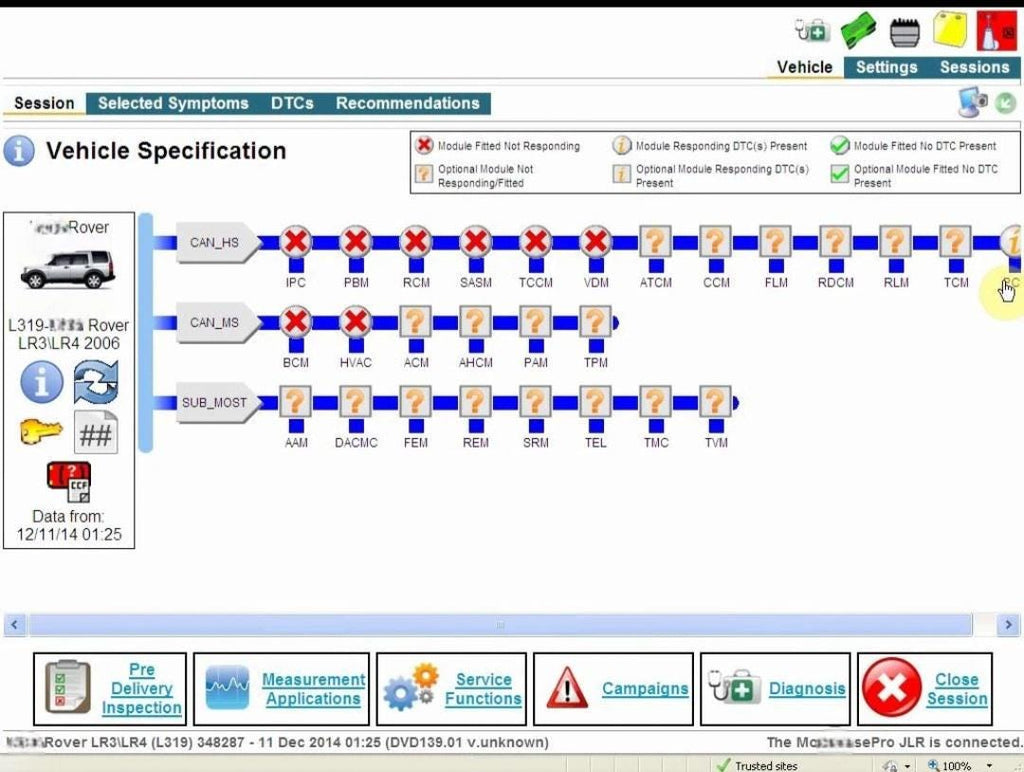 Jaguar Land Range Rover JLR Pathfinder and SDD Diagnostic Tool Kit & 256Gb SSD