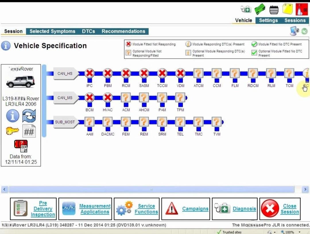 Jaguar Land Range Rover JLR Pathfinder and SDD Diagnostic Tool Kit & 256Gb SSD