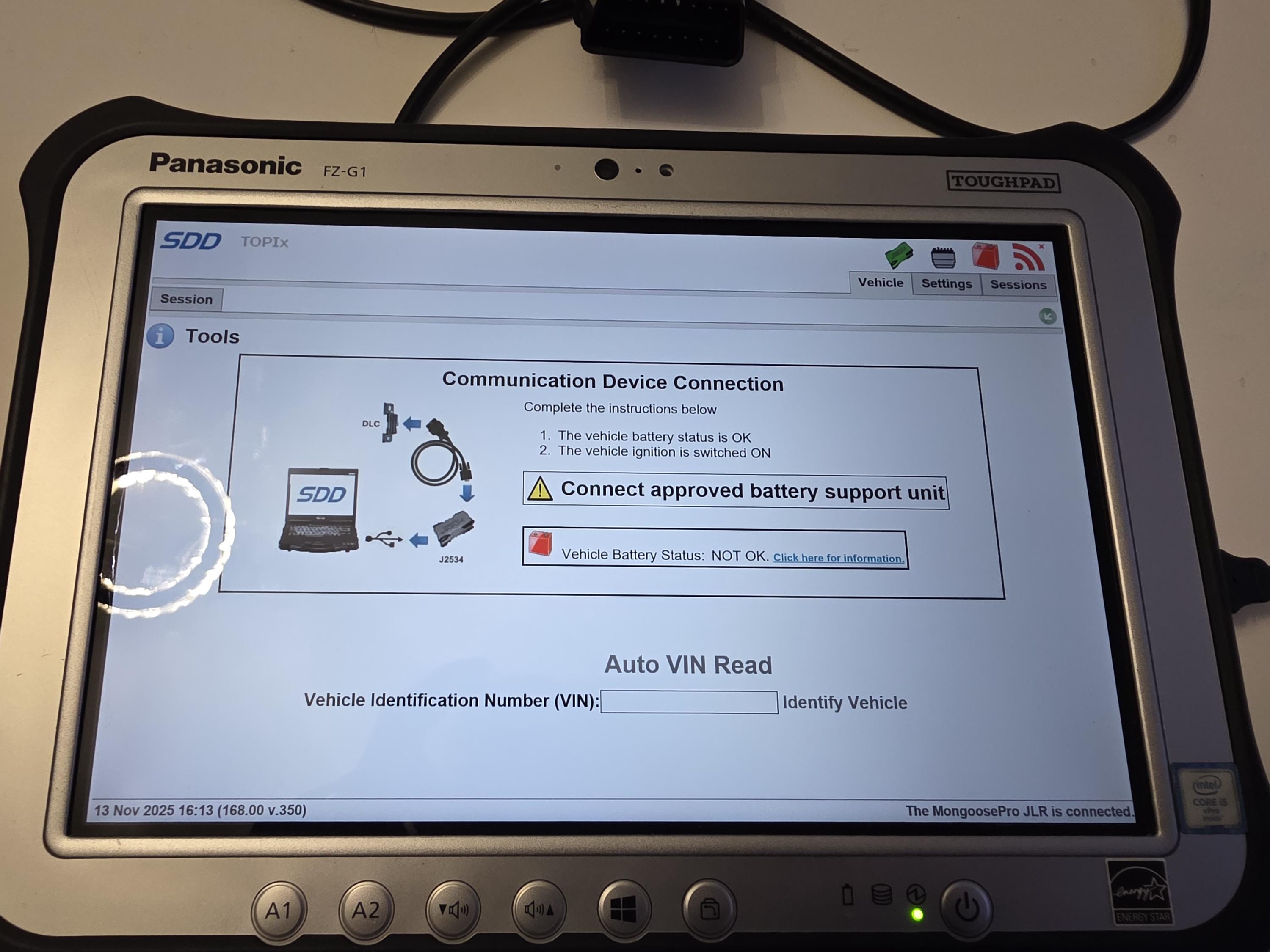 Jaguar Land Rover V169 + V131 Diagnostic Toughpad - Ready to Go